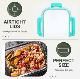 KOMUEE 30oz portion-control containers help manage serving sizes.