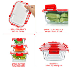 KOMUEE stackable design saves fridge and cabinet space.