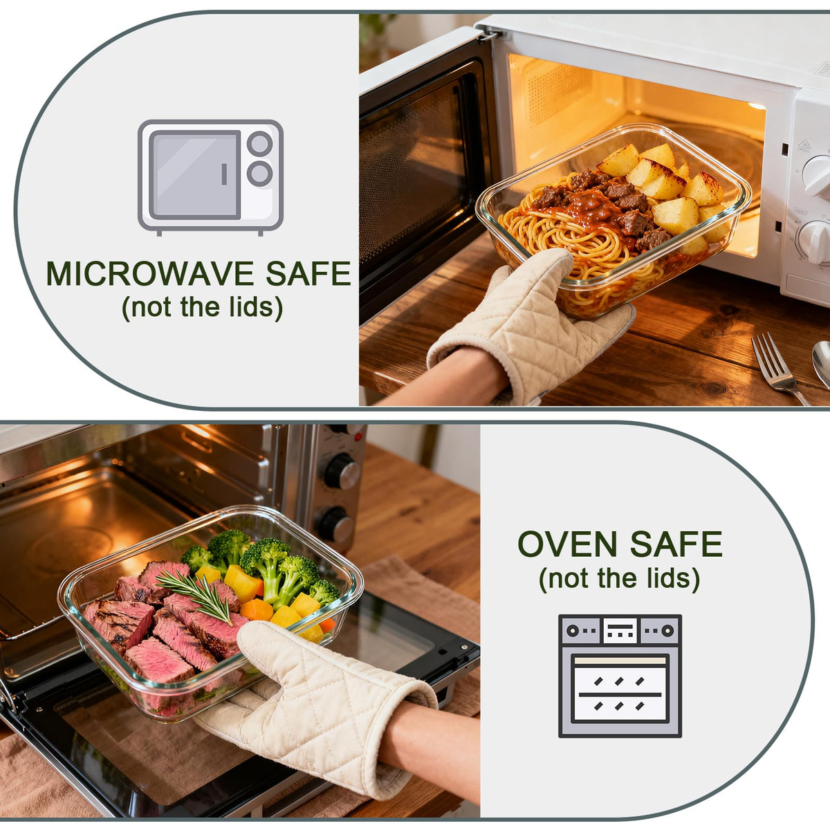 KOMUEE stackable design saves fridge space.