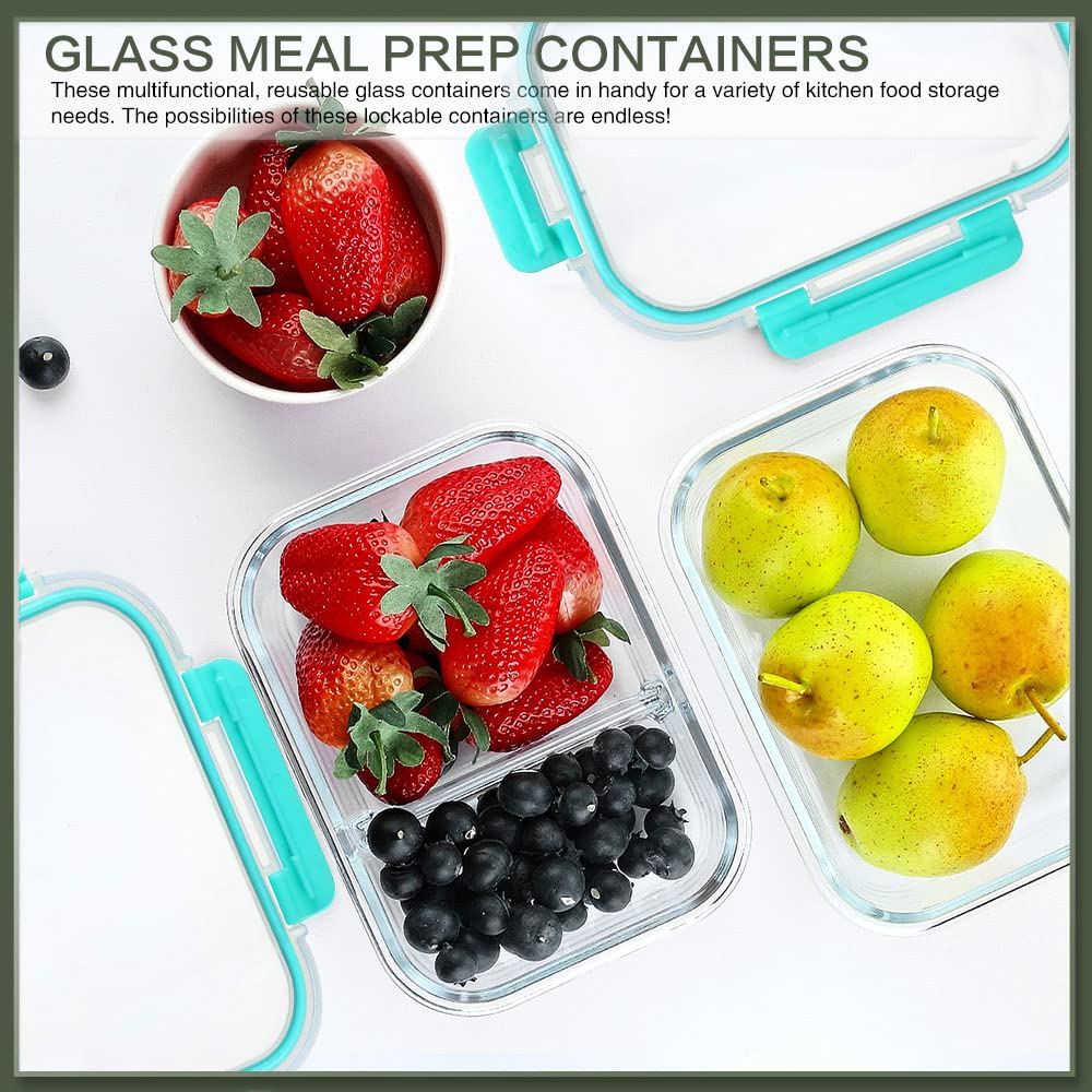 KOMUEE stackable designs save fridge and bag space.