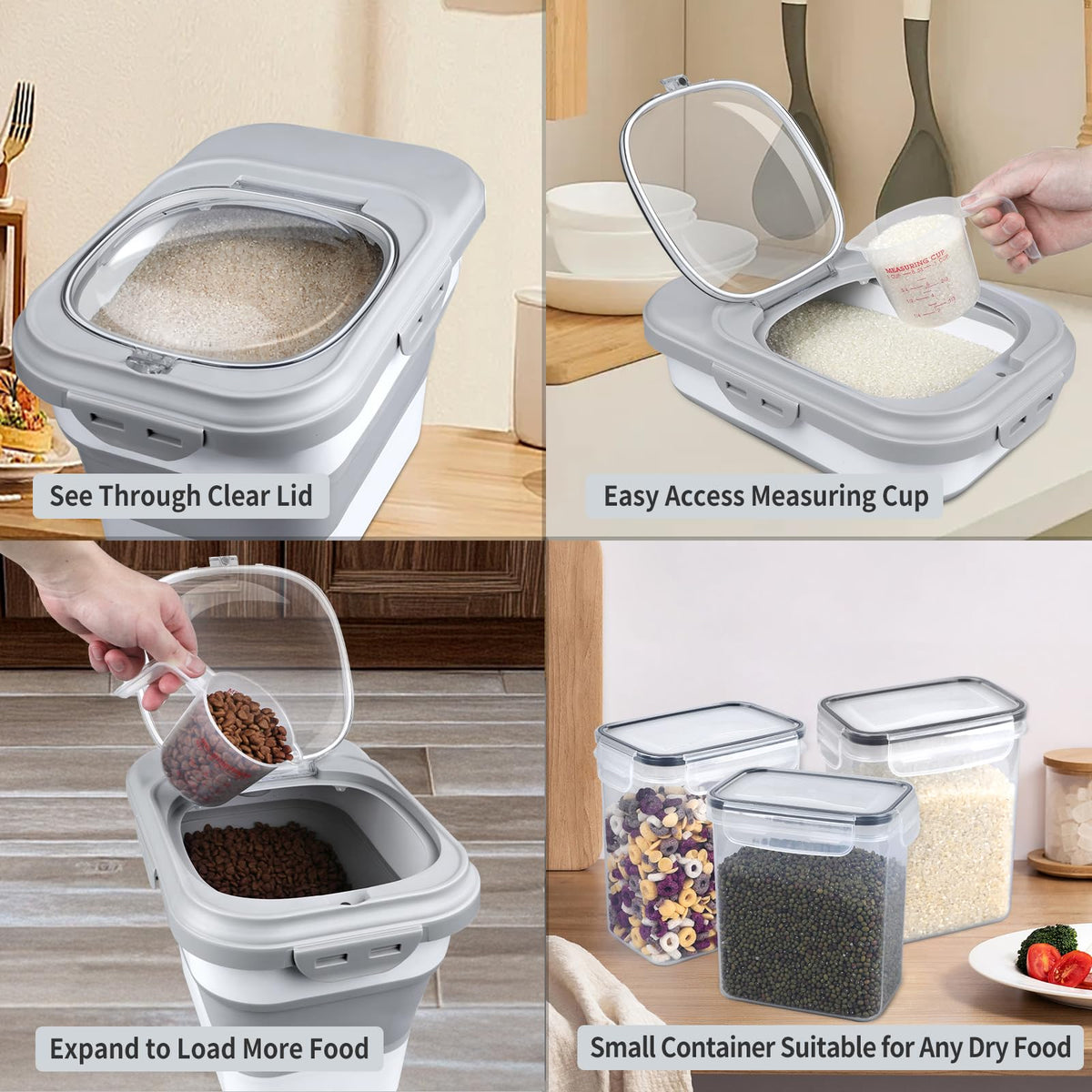 Komzon folded-capacity setup demonstrates space-saving design for small kitchens