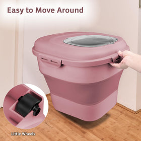 Komzon pink container made with BPA-free materials for safe storage