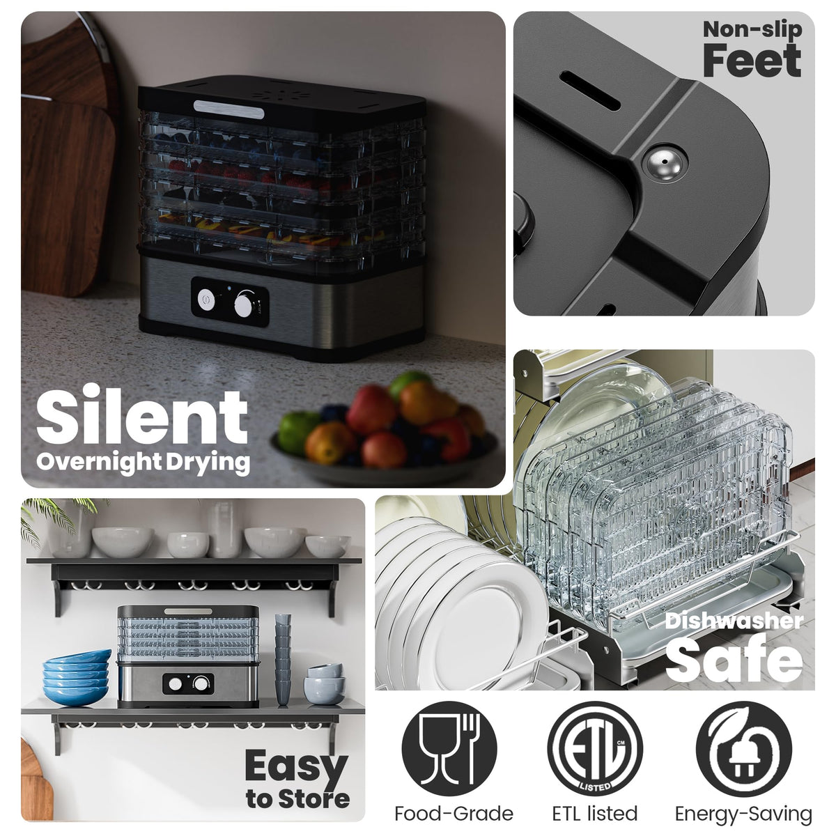 Konfintos compact 250W unit suitable for home dehydration and energy efficiency
