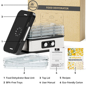 Konfintos compact kitchen dehydrator fitting small spaces and busy routines