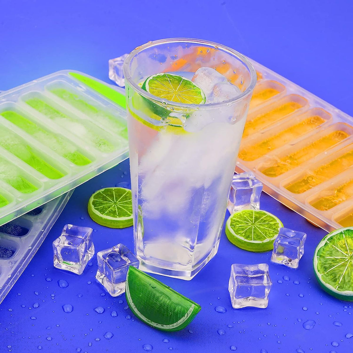 Kongchan trays slide into bottle necks without wasting freezer space.