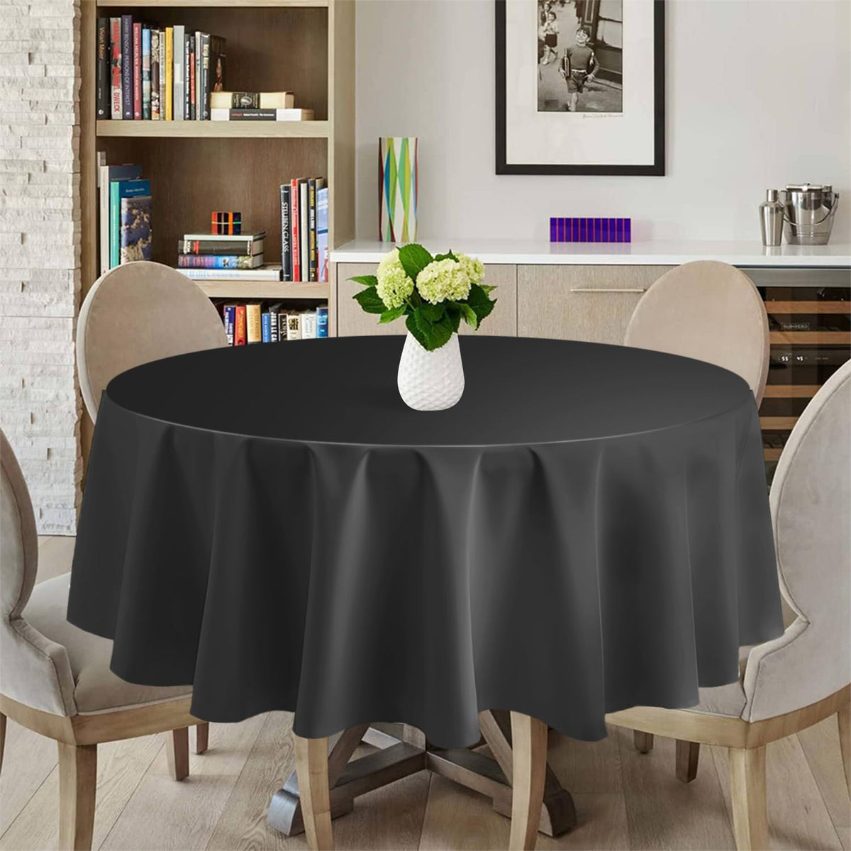 Kongdaoth 12-pack tablecloths ideal for large gatherings
