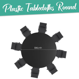 Kongdaoth tablecloth close-up shows durable disposable material for mess-free events