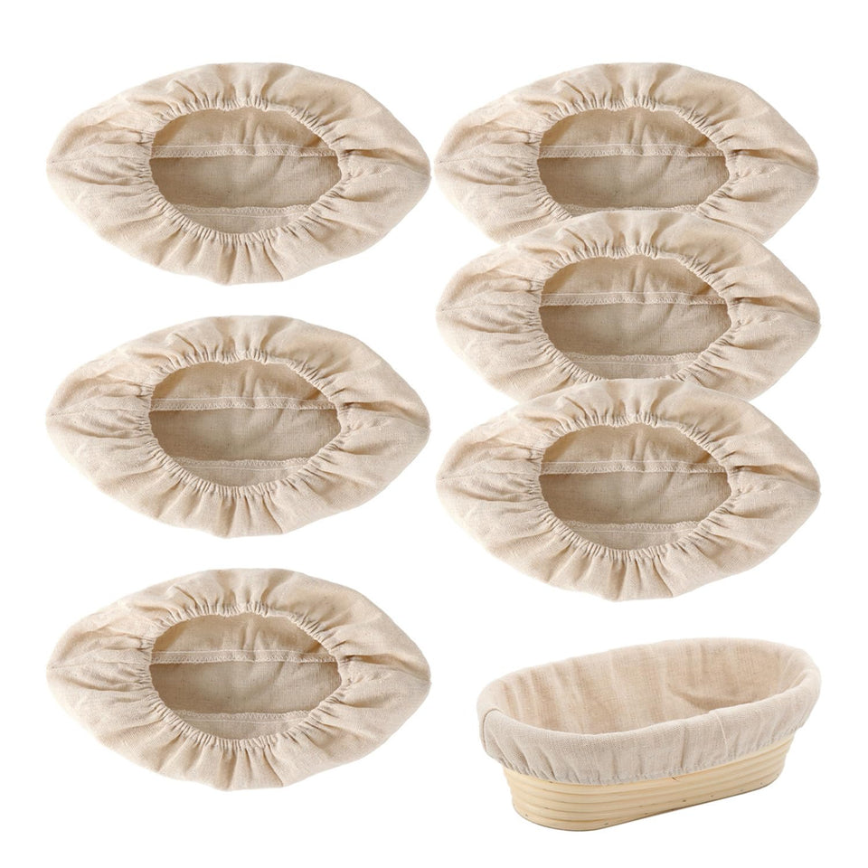 KONGDY oval banneton liner 10in for smooth, well-shaped proofed dough.