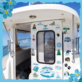 Konohan Alaska map magnet helps decorate while sparking curiosity about destinations.