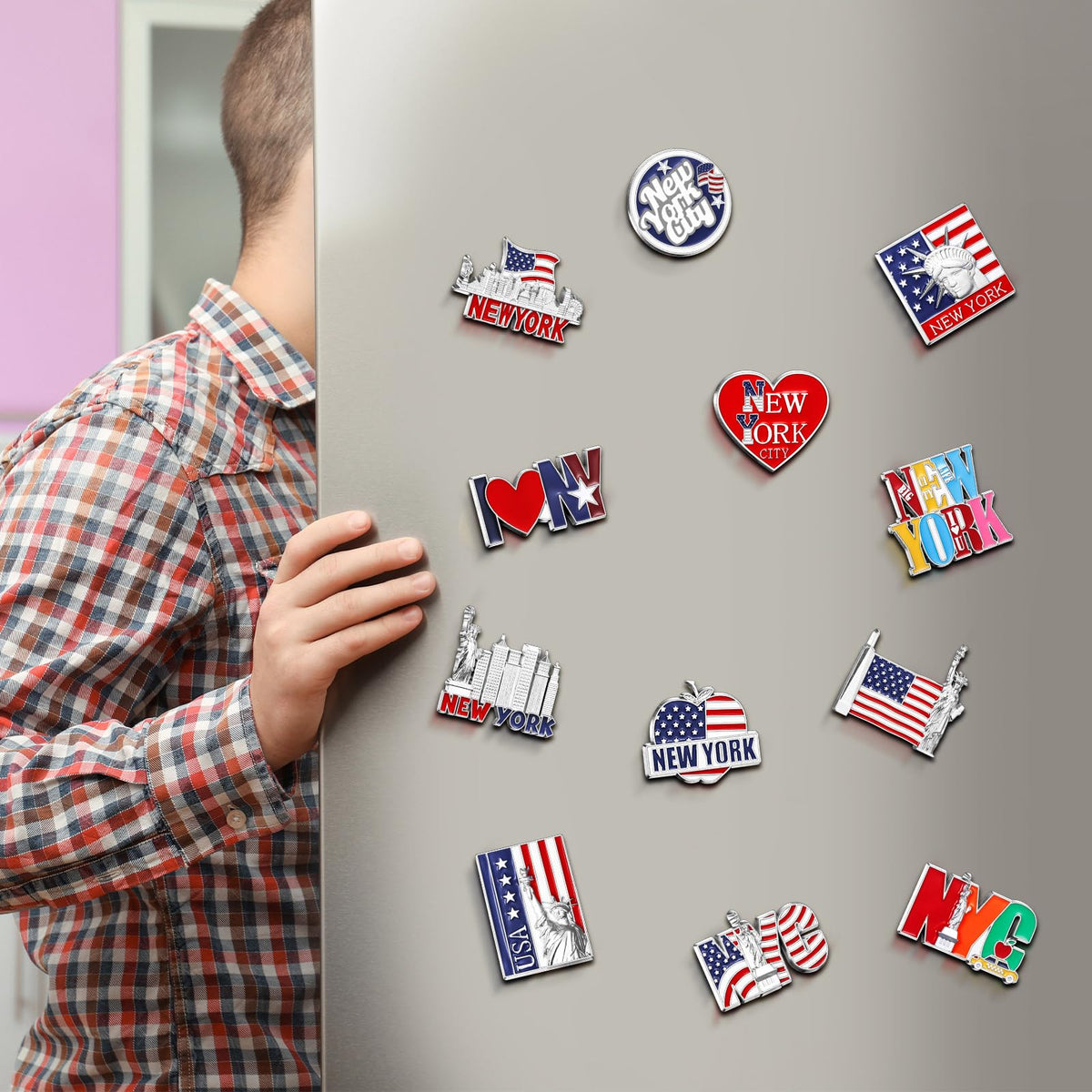 Konohan Brooklyn Bridge magnet adds architectural appeal to your fridge