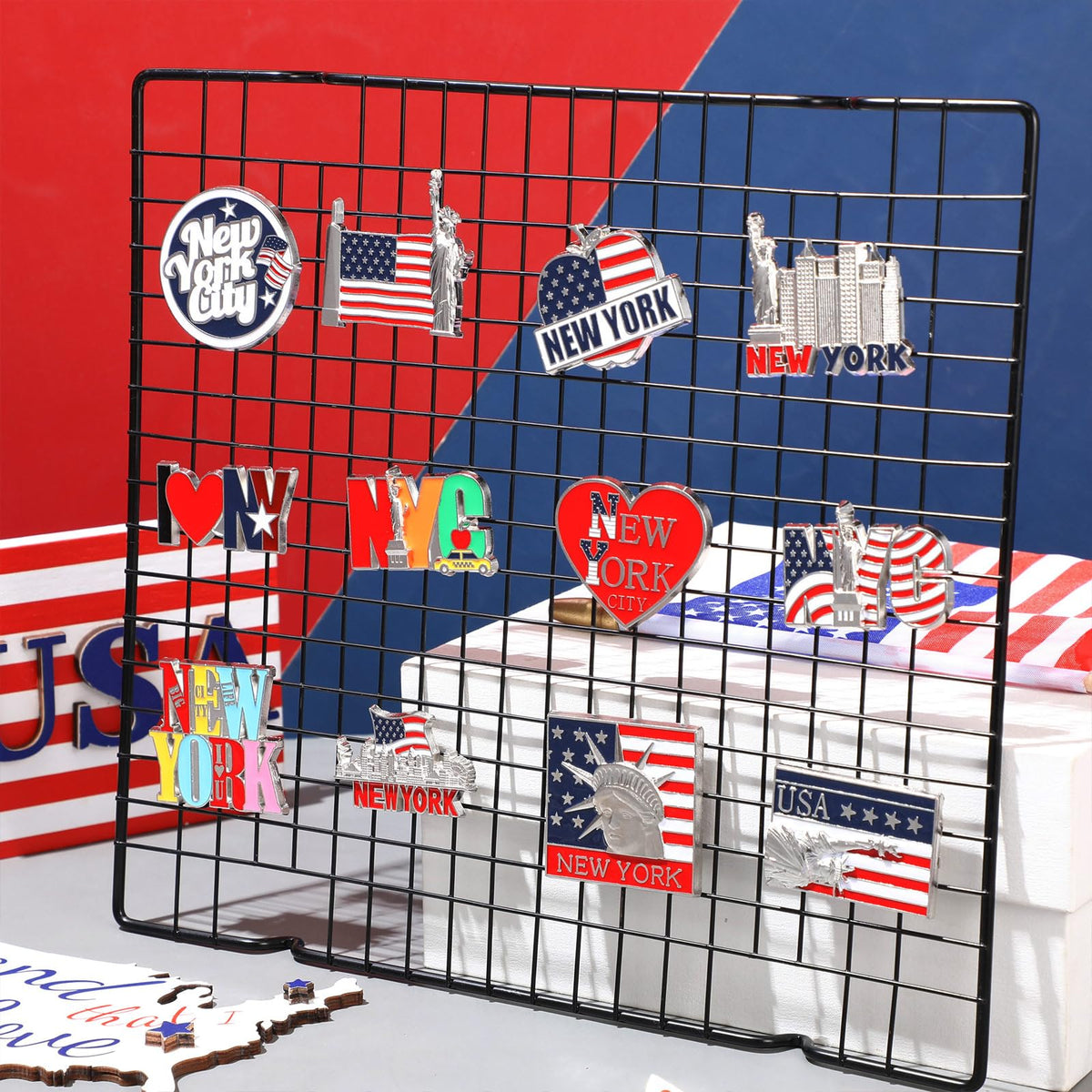 Konohan Times Square magnet brightens a kitchen with urban energy