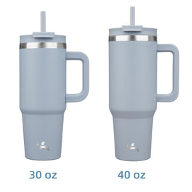 Konokyo 2-in-1 lid open for easy hot drink sipping and spill reduction.