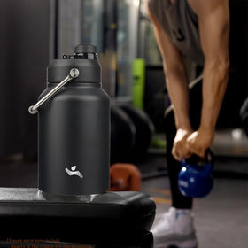 Konokyo bottle with carrying bag portable hydration solution for gym office or trail.