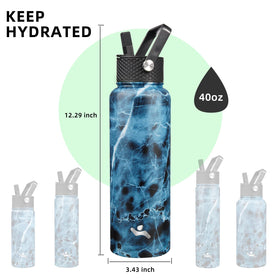 Konokyo bottle non-sweat surface offers dry grip during workouts.