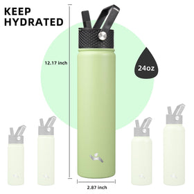 Konokyo bottle non-sweat surface prevents condensation for comfortable grip.