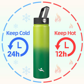 Konokyo Bamboo Grove bottle with slip-proof grip for active outdoor use.