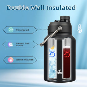 Konokyo durable stainless steel bottle lid delivers secure leak proof performance.