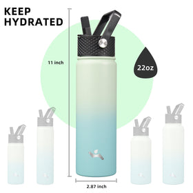 Konokyo flex-removable lid for smoothies or fruit drinks on hikes.