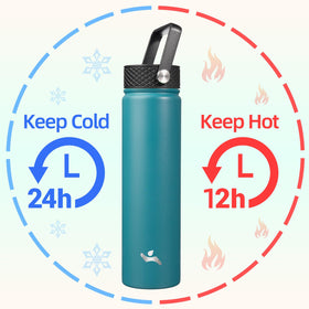 Light blue Konokyo bottle, easy to spot during workouts.