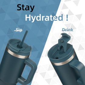 Konokyo stainless steel double-wall construction keeps drinks cold and hot during daily activities.
