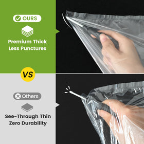 KOOC heat-resistant liners handle cooking up to 375°F safely