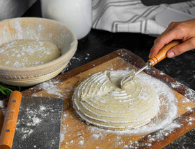 Kook linen liner 9-inch round two-pack for easy dough release