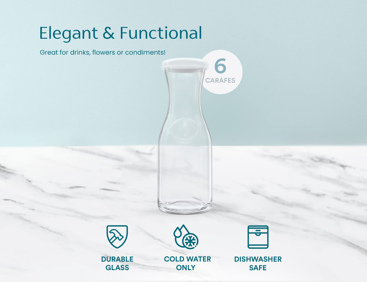 KooK carafe with drinks on home bar for easy entertaining.