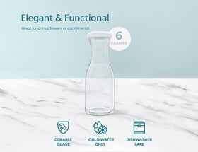 KooK carafe with drinks on home bar for easy entertaining.