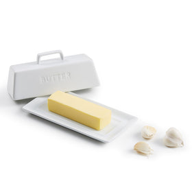 KooK ceramic dish holds one standard stick of butter for easy access.