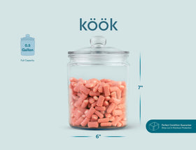 KooK dishwasher-safe jars simplify cleaning after cooking and baking.