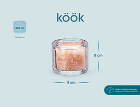 KooK dishwasher-safe salt cellar cleans up easily after cooking.
