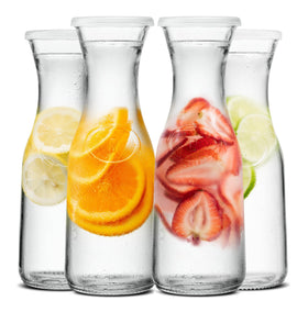 KooK Glass Carafe with slender neck for elegant serving