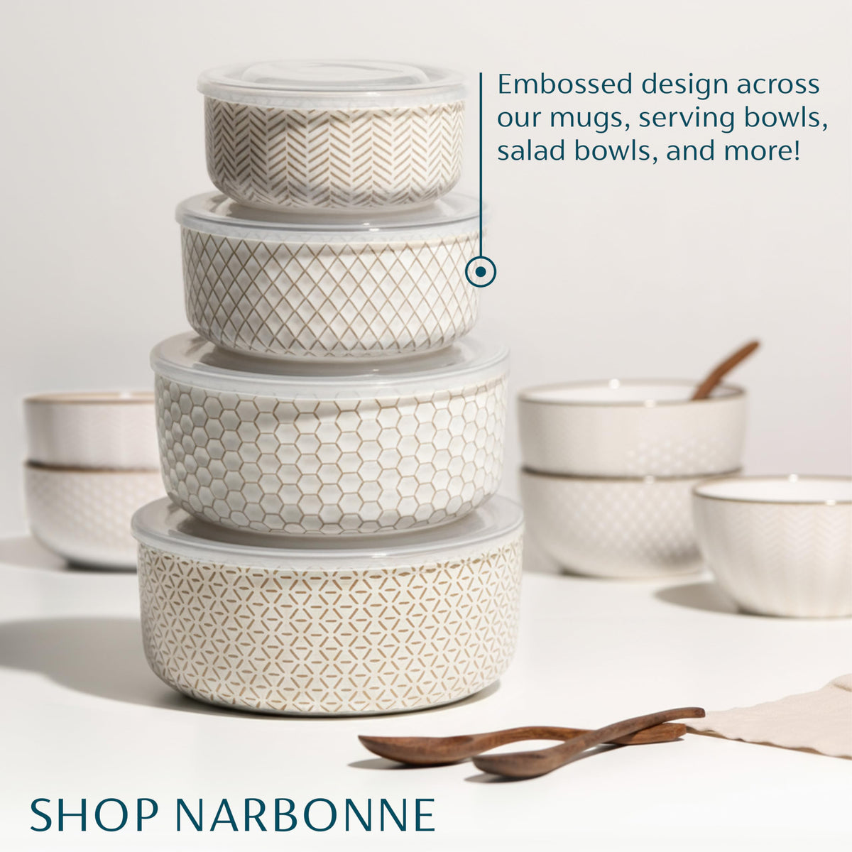 KooK Narbonne vented plastic lids for safe reheating and transport.