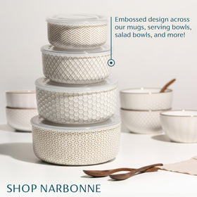 KooK Narbonne vented plastic lids for safe reheating and transport.