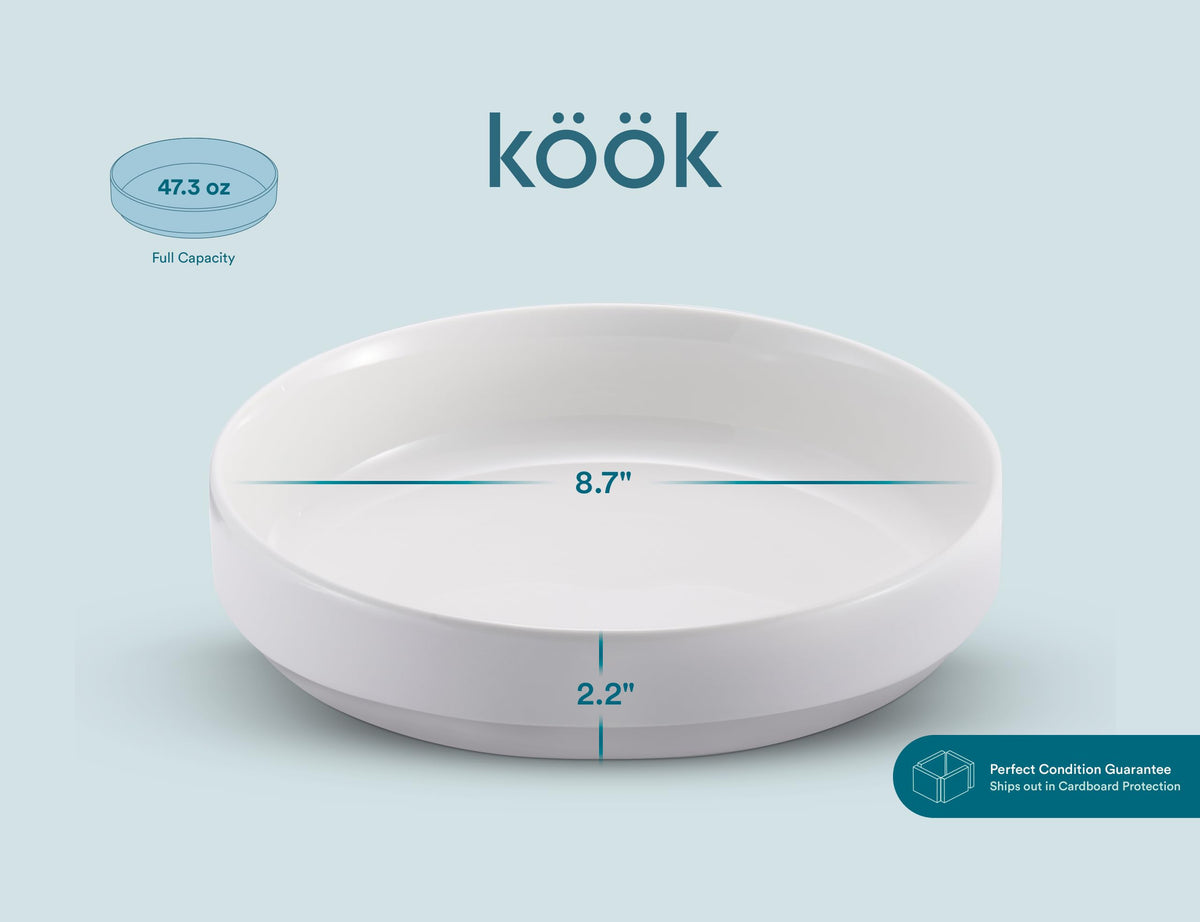 KooK packaging uses molded inserts to arrive in perfect condition.