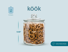 Secure polyfoam packaging protects each jar during shipping.