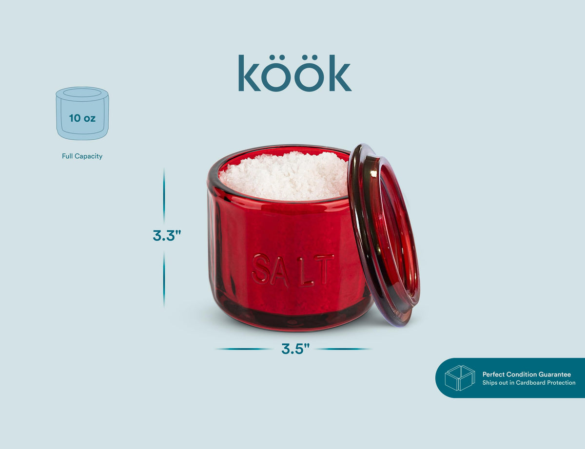 KooK packaging uses polyfoam mold to protect the glass.