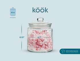 KooK packaging uses polyfoam mold to protect jars.