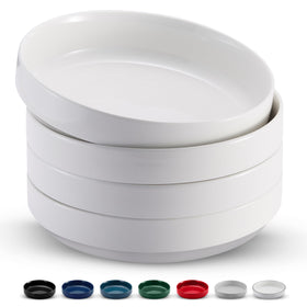 KooK pasta bowl 47oz with wide rim, ideal for hearty servings.