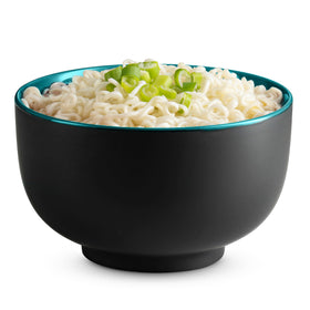 Smooth matte finish and slightly footed base improve stability on tables.