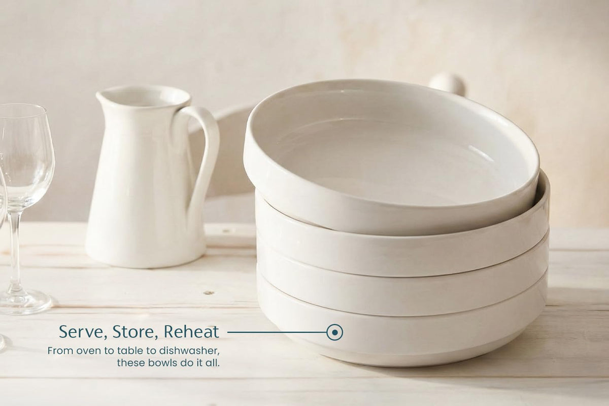 KooK bowls ideal for soups and salads in everyday dining.