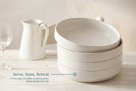 KooK bowls ideal for soups and salads in everyday dining.