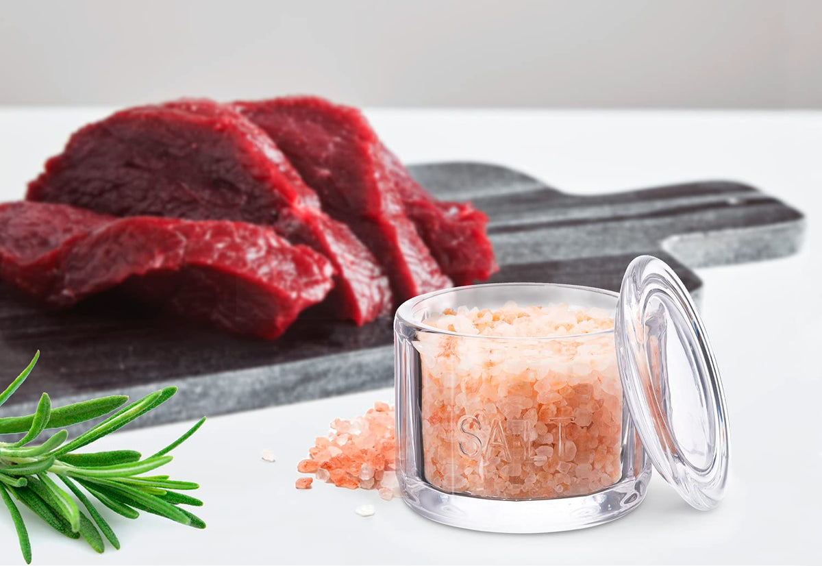 KooK thick glass construction supports everyday use on the counter.
