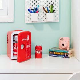 Koolatron Coca-Cola mini fridge red for bedroom or office use