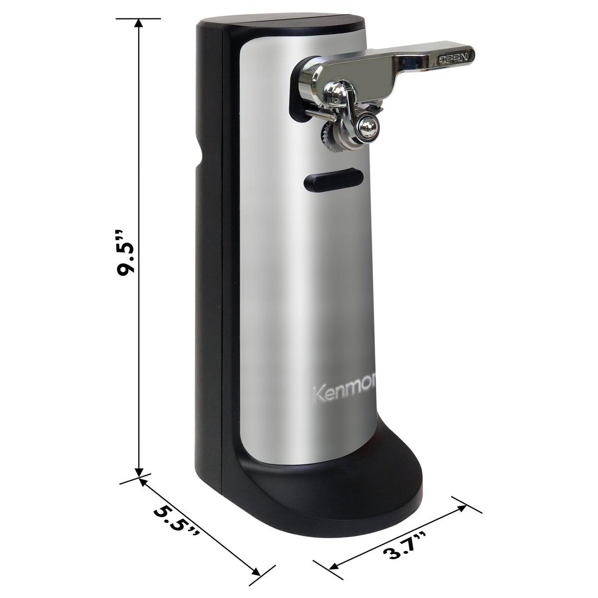 Koolatron Kenmore stainless steel design complements countertops while saving space.