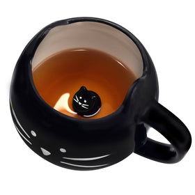 Koolkatkoo cute cat mug front view, ideal for daily coffee rituals.