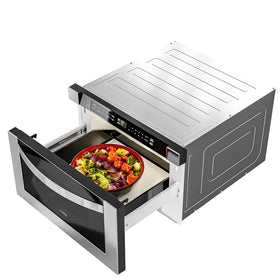 KoolMore KM-MD-1SS flat-bottom interior maximizes cabinet space.
