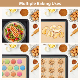 Koolstuffs silicone baking set 6 in use enables versatile home baking