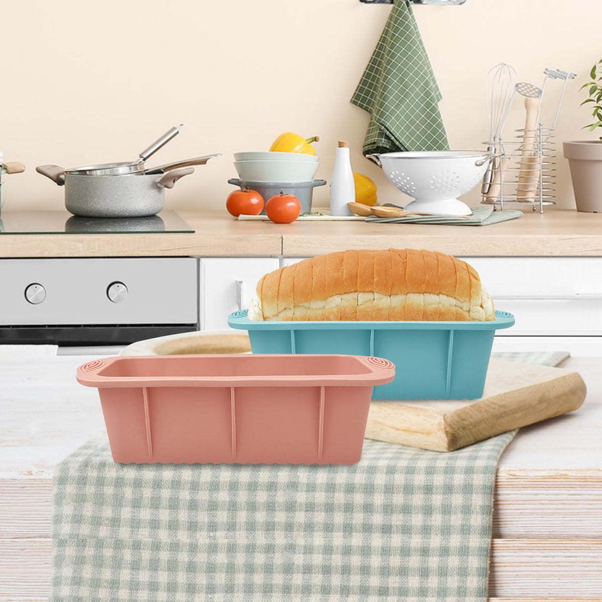 Koolstuffs versatile loaf pans suitable for breads, cakes, and quick bakes
