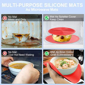 KooMall 8-inch mat compact size for small bowls and mugs use